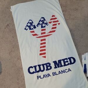 Vintage Club Med Playa Blanca Towel